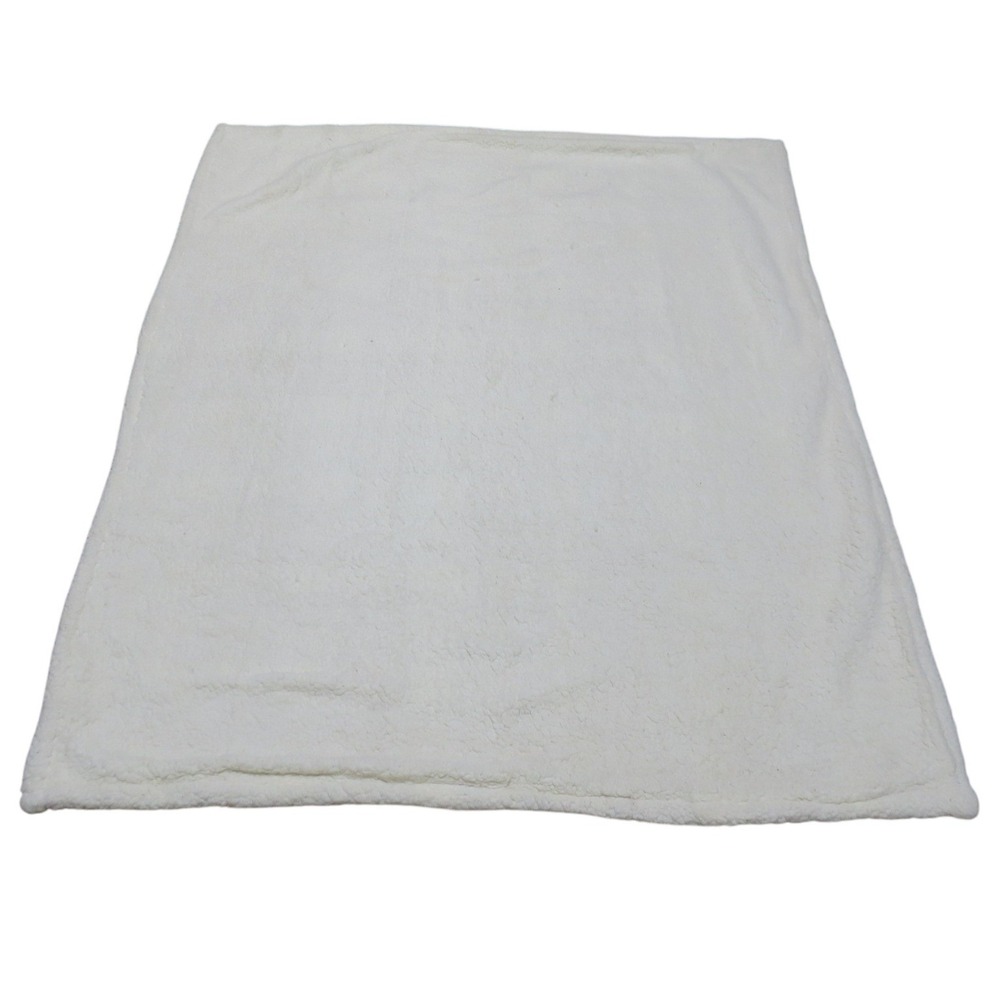 Eddie Bauer Home Plaid Sherpa Fleece Throw Blanket Cozy Warm Home Decor - Picture 4 of 9